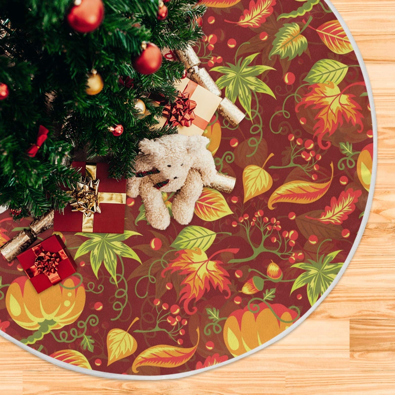 Foto 6 pulgar | Falda Decorativa Para Árbol De Navidad Alaza, 120 Cm De Diámetro - Venta Internacional.