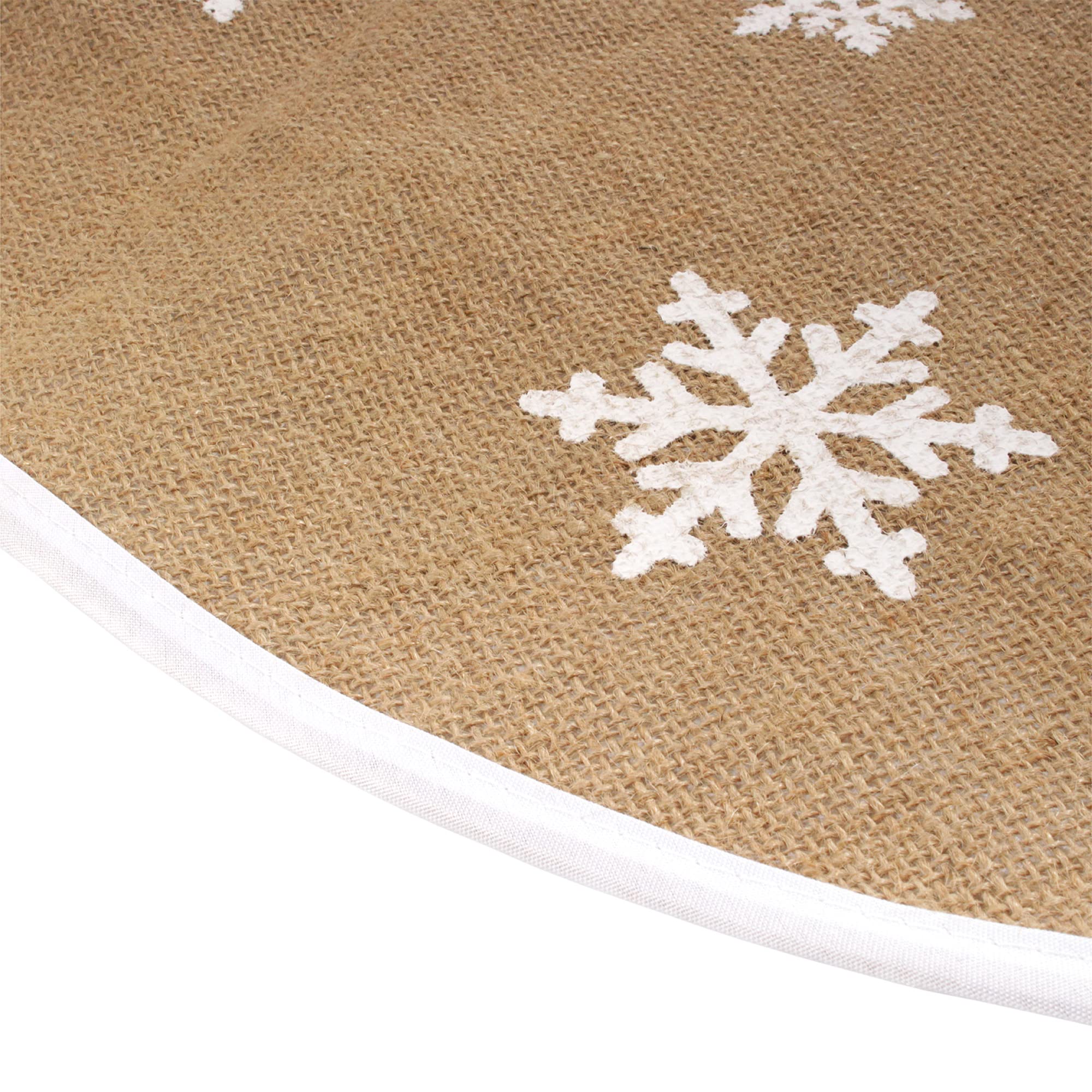 Foto 4 pulgar | Faldón para Árbol de Navidad Edición Copo de Nieve Yute - Venta Internacional