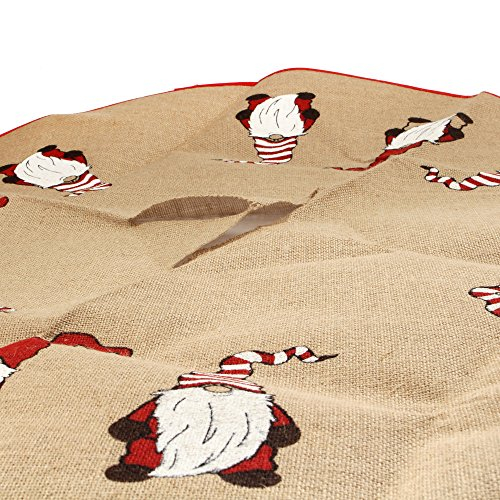 Foto 4 pulgar | Falda De Arpillera De Yute, 39 Cm, Diseño De Gnomo De Bambú, Diseño De Gnomo - Venta Internacional.