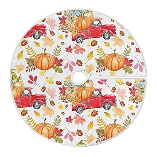 Foto 2 pulgar | Falda De Árbol De Navidad Dussdil Autumn Pumpkin Truck 90 Cm - Venta Internacional.