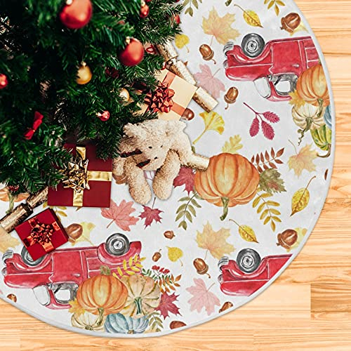 Foto 4 pulgar | Falda De Árbol De Navidad Dussdil Autumn Pumpkin Truck 90 Cm - Venta Internacional.