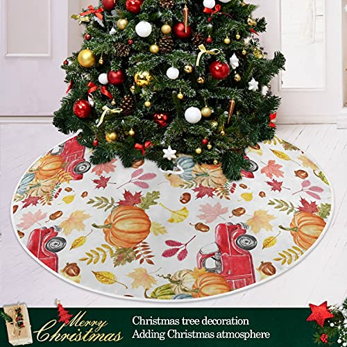 Foto 7 pulgar | Falda De Árbol De Navidad Dussdil Autumn Pumpkin Truck 90 Cm - Venta Internacional.