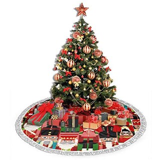 Foto 4 | Falda Para Árbol De Navidad Freehotu, Diseño De Cascanueces, Dulce, 30 Cm, Decoración - Venta Internacional.