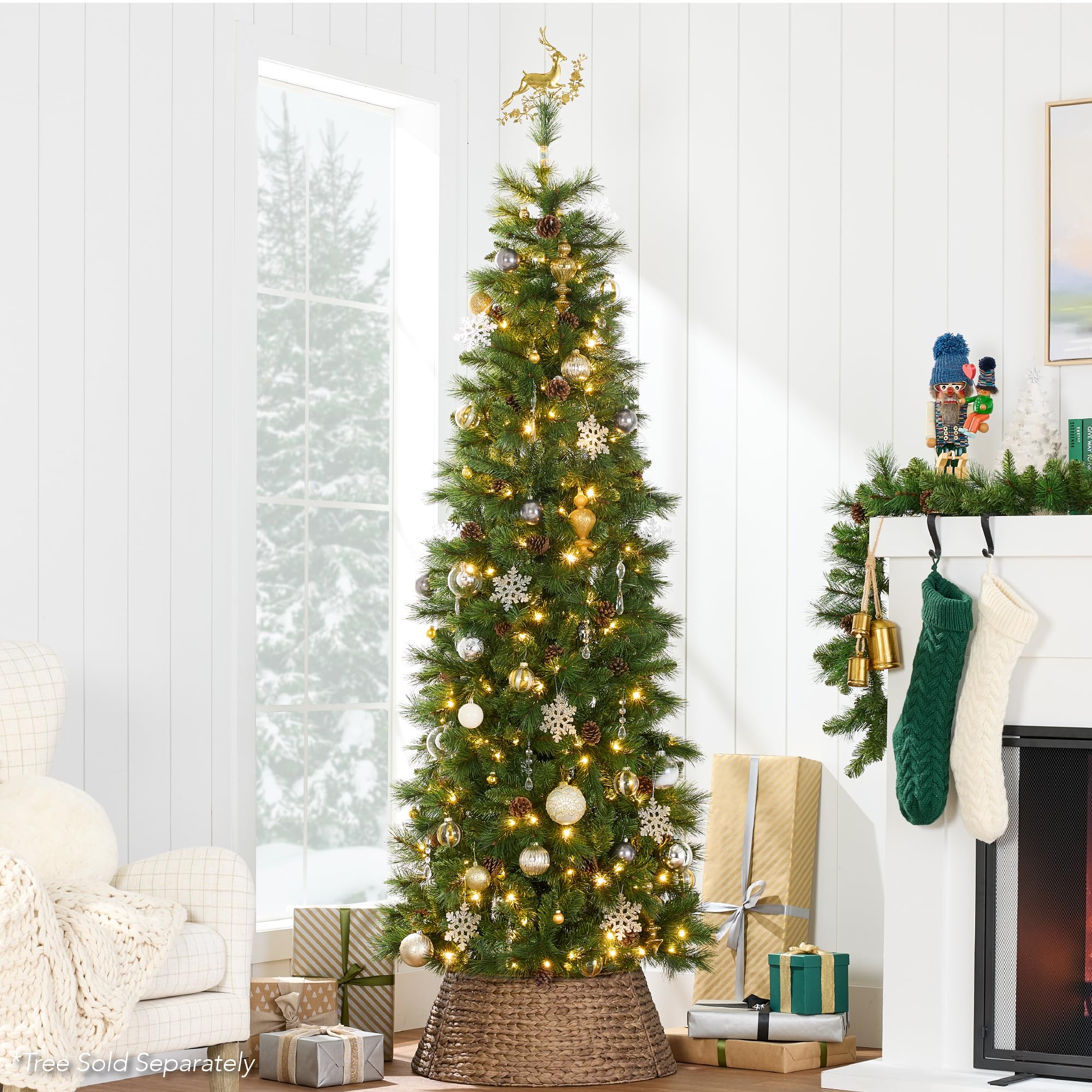 Foto 6 | Falda para Árbol de Navidad Best Choice Jacinto Tejido 24 Pulgadas - Venta Internacional