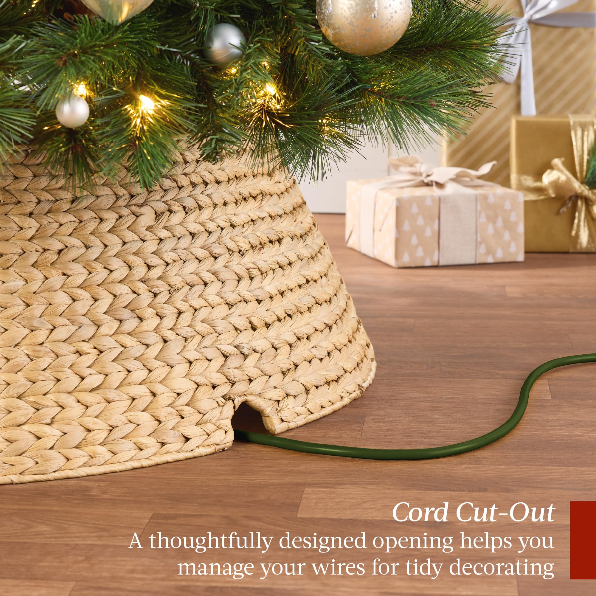 Foto 4 pulgar | Collar para Árbol de Navidad Best Choice Products Jacinto Tejido 24 Pulgadas - Venta Internacional