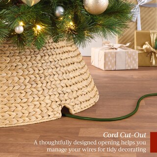 Foto 3 | Collar para Árbol de Navidad Best Choice Products Jacinto Tejido 24 Pulgadas - Venta Internacional
