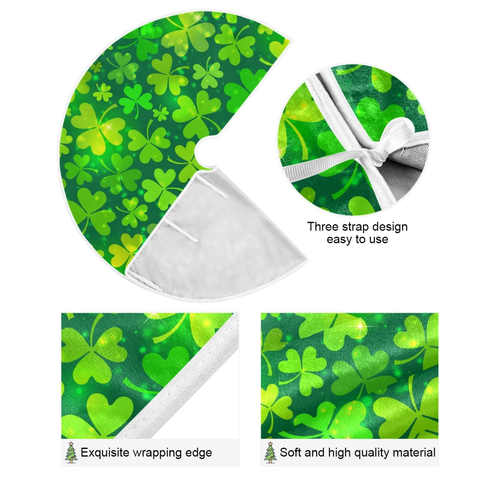 Foto 3 pulgar | Falda para Árbol Moudou San Patricio 90 Cm - Venta Internacional