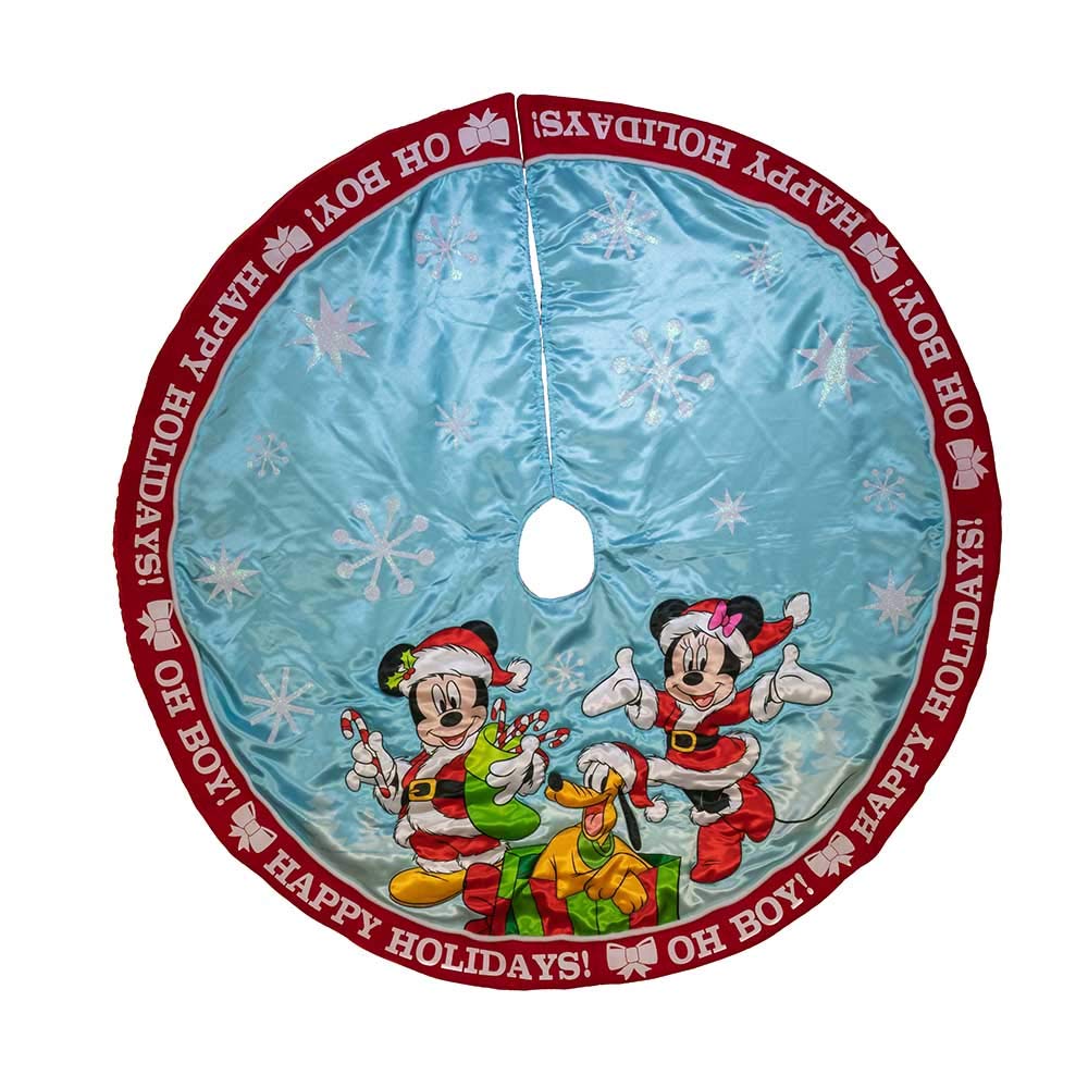 Foto 2 | Falda Tipo Árbol Kurt Adler Dn7166 48 Con Estampado De Mickey Y Minnie - Venta Internacional.