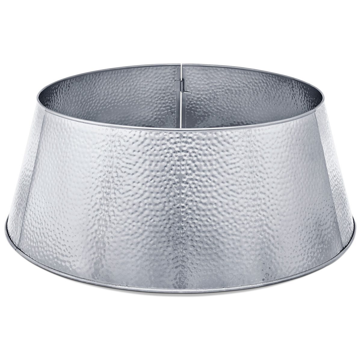 Foto 1 | Pie De Árbol De Navidad Esquimal Collar Metálico Plateado 68.6 Cm
