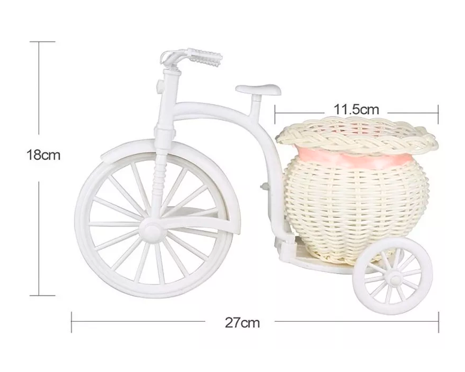 Foto 4 | Florero Decorativo Para Flores Tipo Bicicleta Vintage
