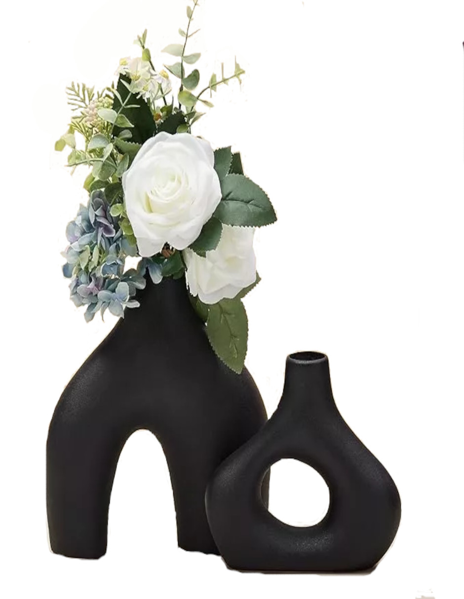 Foto 3 | 2 Floreros Jarrón Decorativo + Termo De Agua Güish