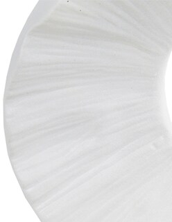 Foto 7 | Jarrón en Forma de Media Luna Blanca Florero de Cerámica Decorativo Simple y Elegante para Hogar u Oficina