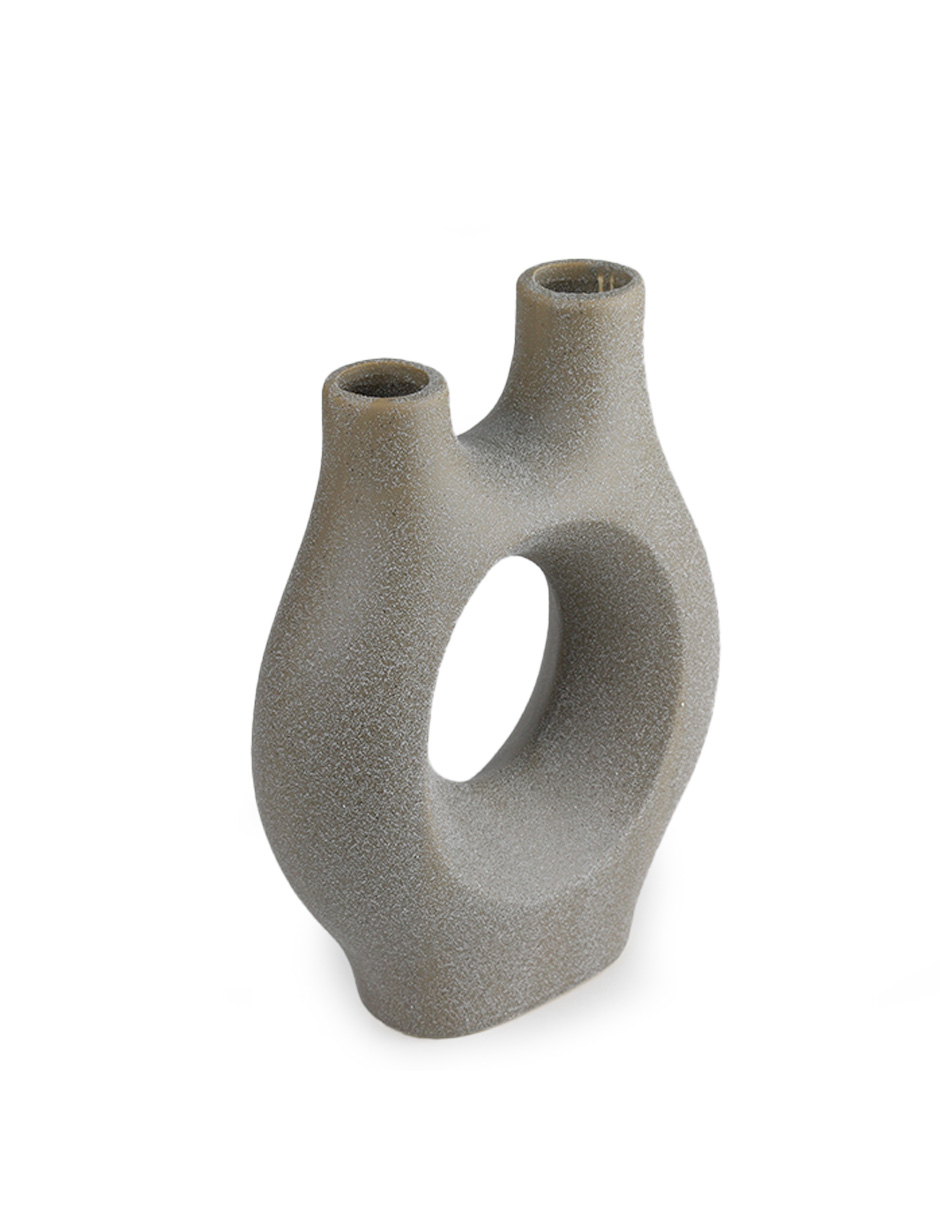 Foto 3 pulgar | Jarrón de Cerámica Moderno Adorno Decorativo para el Hogar Oficina o Restaurante Estilo Minimalista para Espacios E