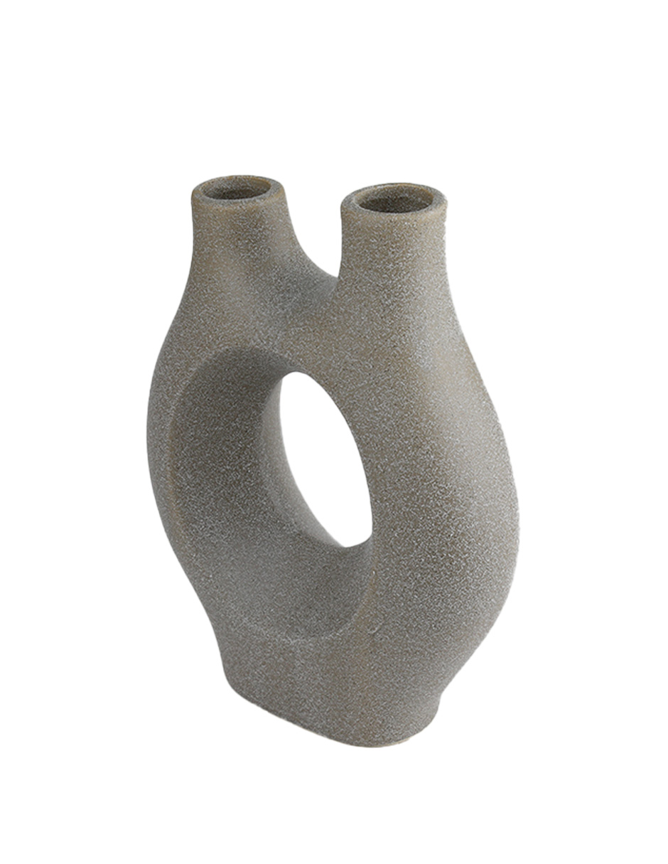 Foto 5 pulgar | Jarrón de Cerámica Moderno Adorno Decorativo para el Hogar Oficina o Restaurante Estilo Minimalista para Espacios E