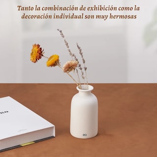 Foto 4 | Jarrón de Cerámica Eo Safe Imports Blanco 3 Piezas