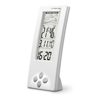 Foto 1 | Reloj Despertador Transparente Digital de Escritorio 4 en 1 con Estación Meteorológica Bz06 Trotec