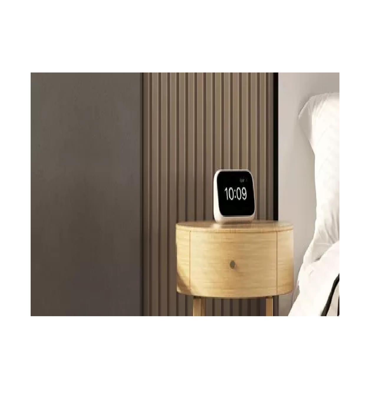 Foto 4 pulgar | Reloj Despertador con Google Assistant Xiaomi Blanco