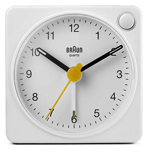 Venta Internacional - Reloj Despertador Braun Classic Travel Analog Bc02xw Blanco