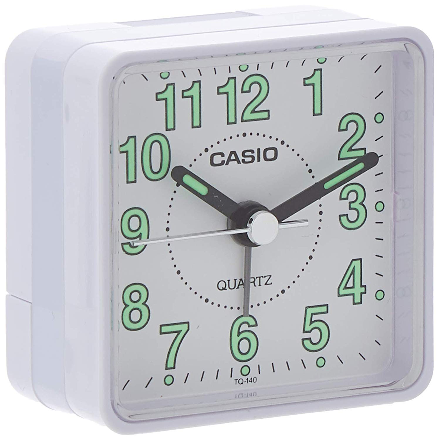 Foto 3 pulgar | Venta Internacional - Reloj Despertador Casio Tq-140-7ef Blanco