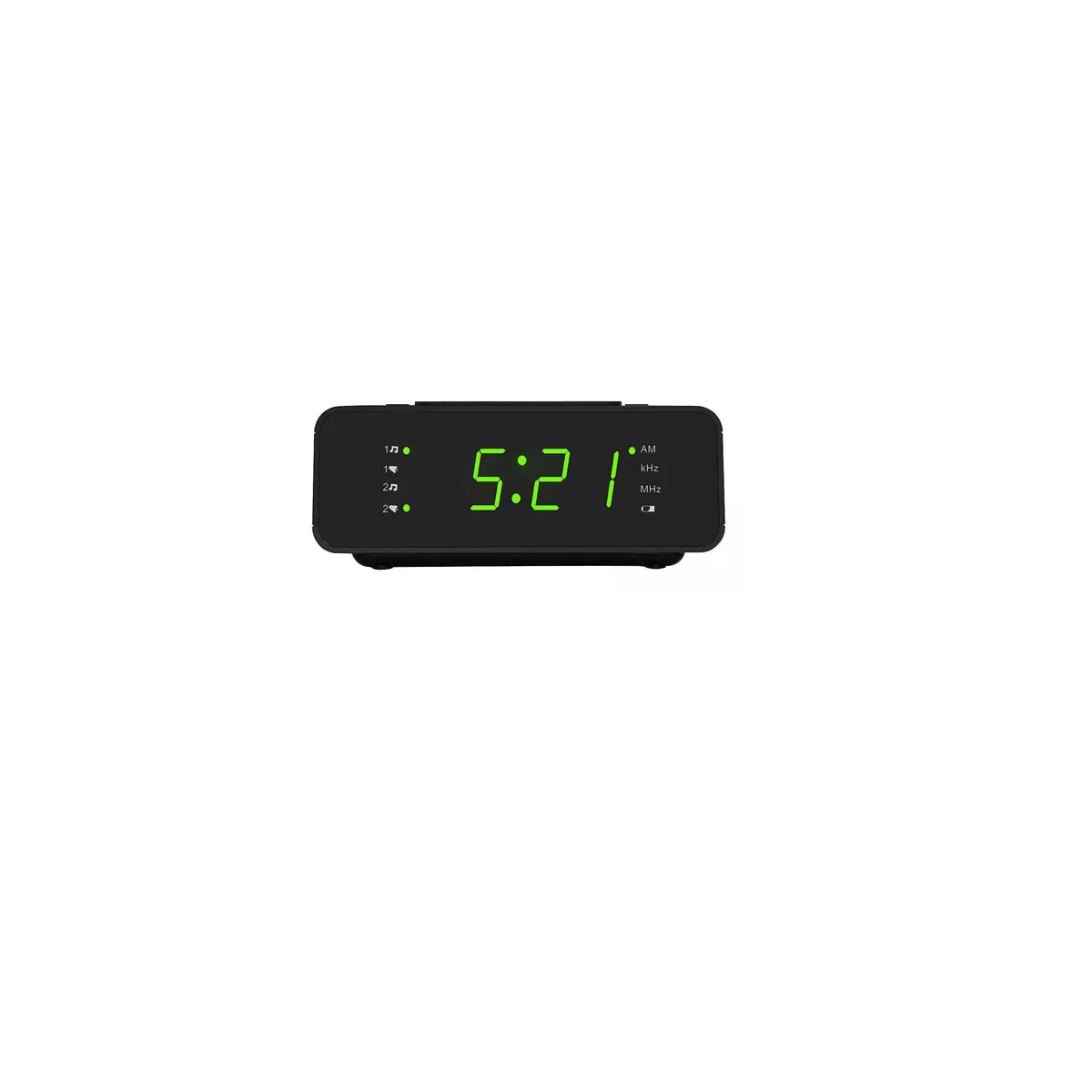 Radio Reloj Fm/am Despertador Digital Para El Dormitorio Eo Safe Imports Esi-12963 Negro $829