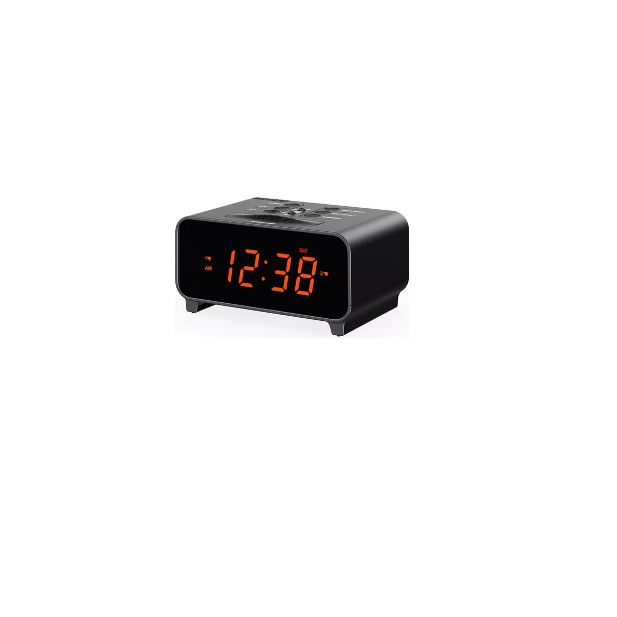 Reloj Despertador Led Digital Inteligente Para Mesa De Luz Eo Safe Imports Esi-13035 Negro $829