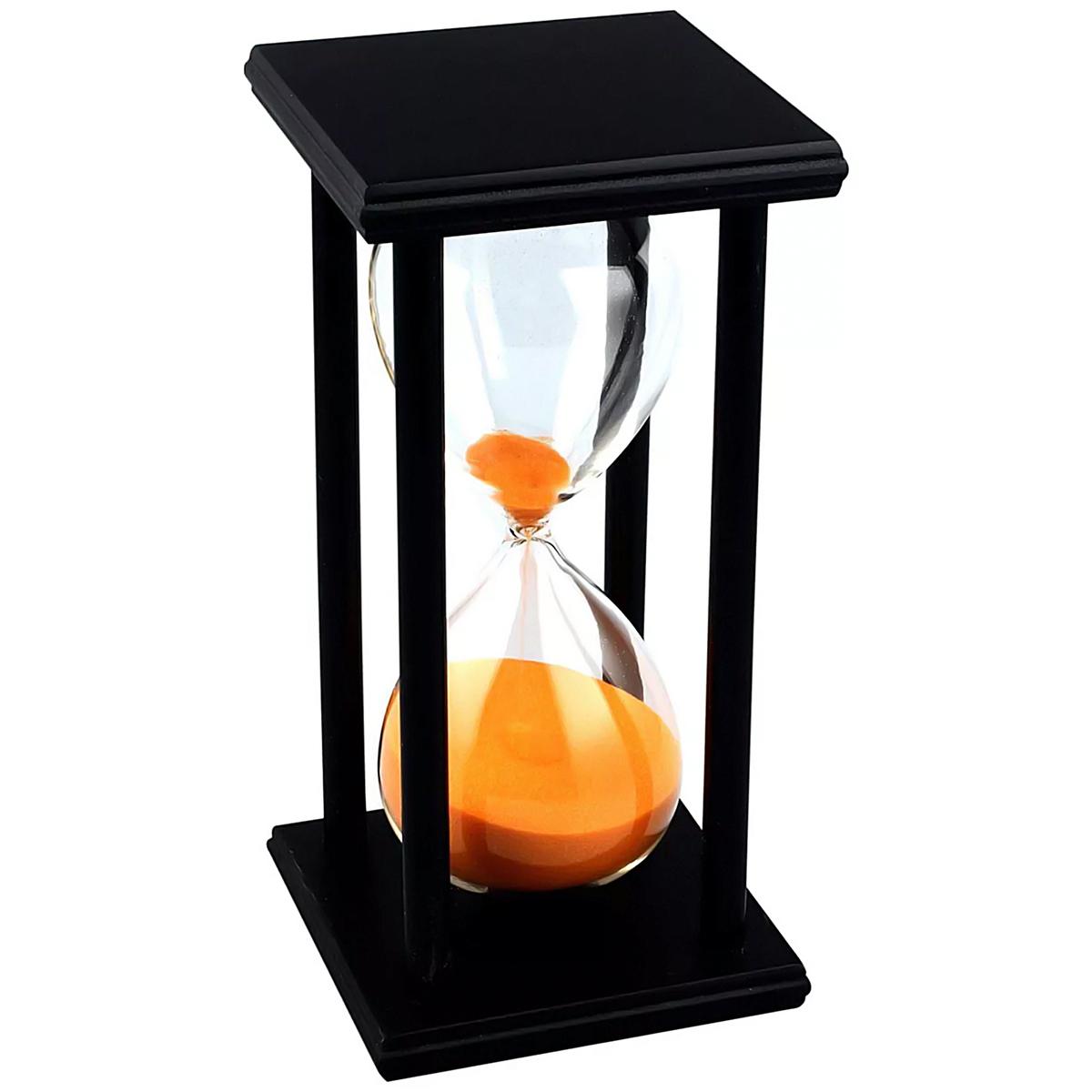 Foto 4 pulgar | Reloj de Arena Versátil Ventdepot Mxorn-005 2 Piezas Negro y Naranja