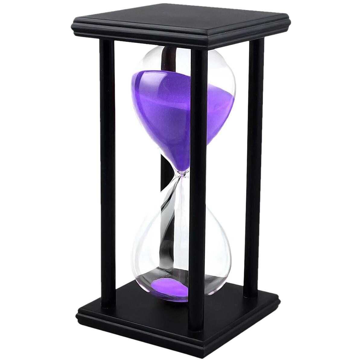 Temporizador de Arena Ventdepot Mxpun-001 1 Pieza Negro Y Morado $1,566