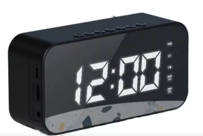 Foto 1 | Despertador Digital Con Altavoz Bluetooth