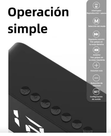 Foto 4 pulgar | Despertador Digital Con Altavoz Bluetooth