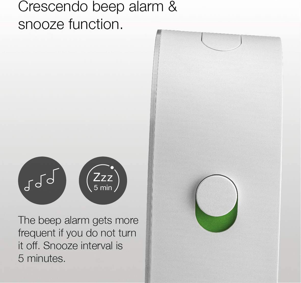 Foto 4 pulgar | Reloj Despertador Braun Classic Bc22w Analógico Color Blanco - Venta Internacional