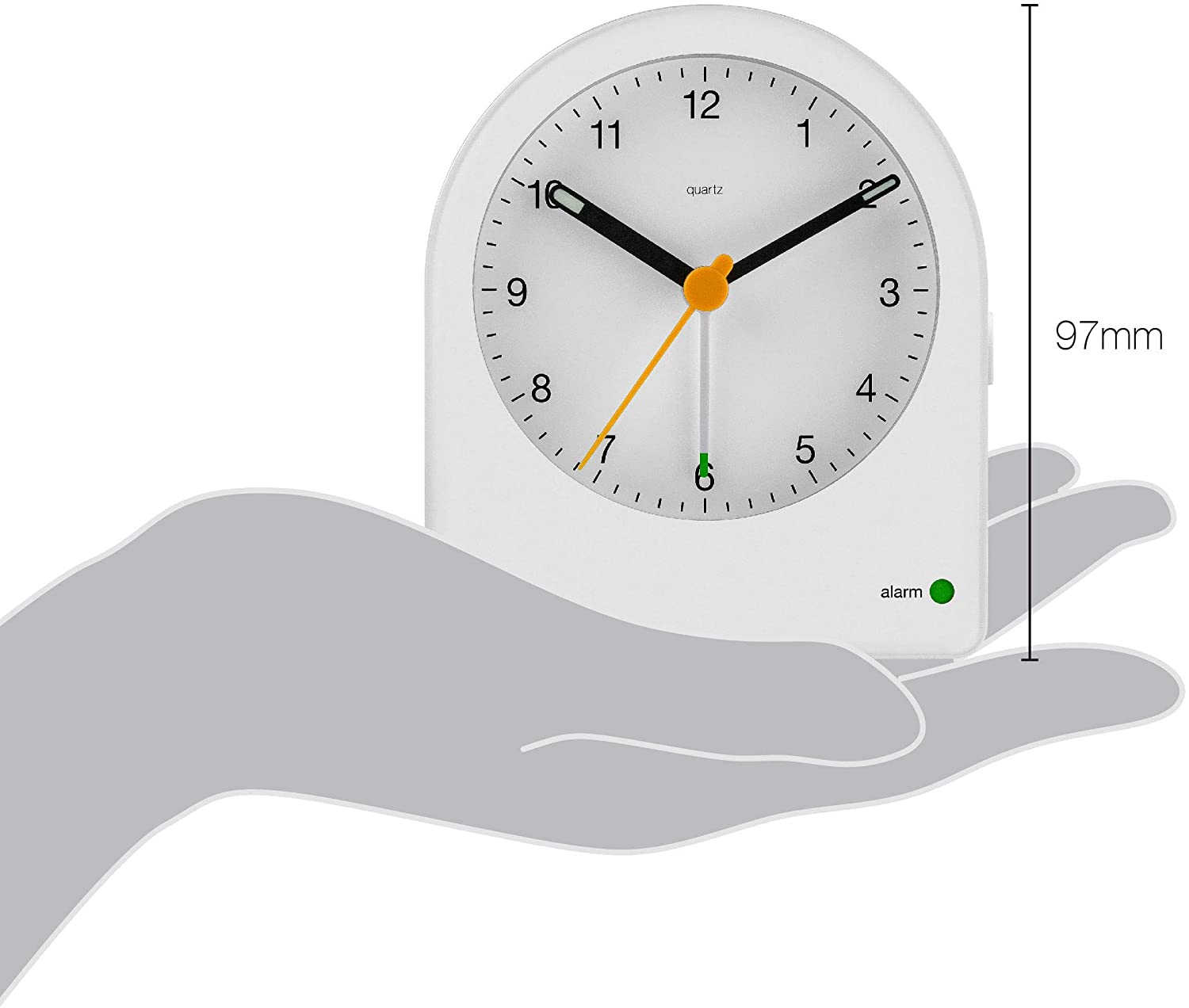 Foto 7 pulgar | Reloj Despertador Braun Classic Bc22w Analógico Color Blanco - Venta Internacional