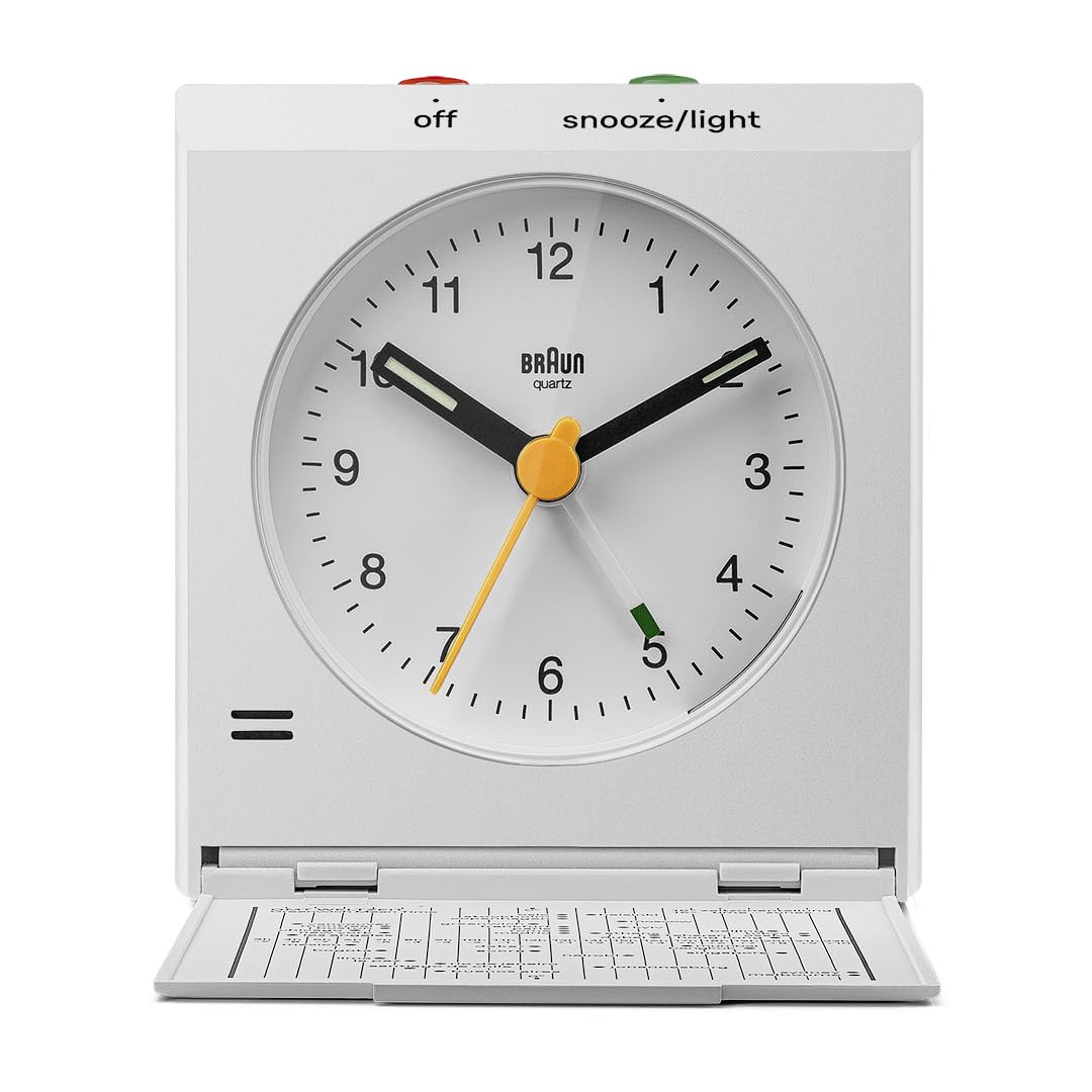 Reloj Braun Bc05w Blanco con Alarma  Venta Internacional