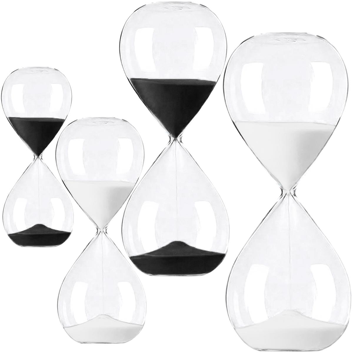 Foto 2 pulgar | Conjunto de Relojes de Arena Ventdepot Mxgwe-002 4 Piezas Blanco