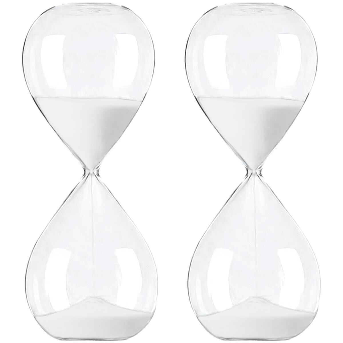 Temporizadores de Arena Llamativos Ventdepot Mxgww-011 2 Piezas Blanco $3,367