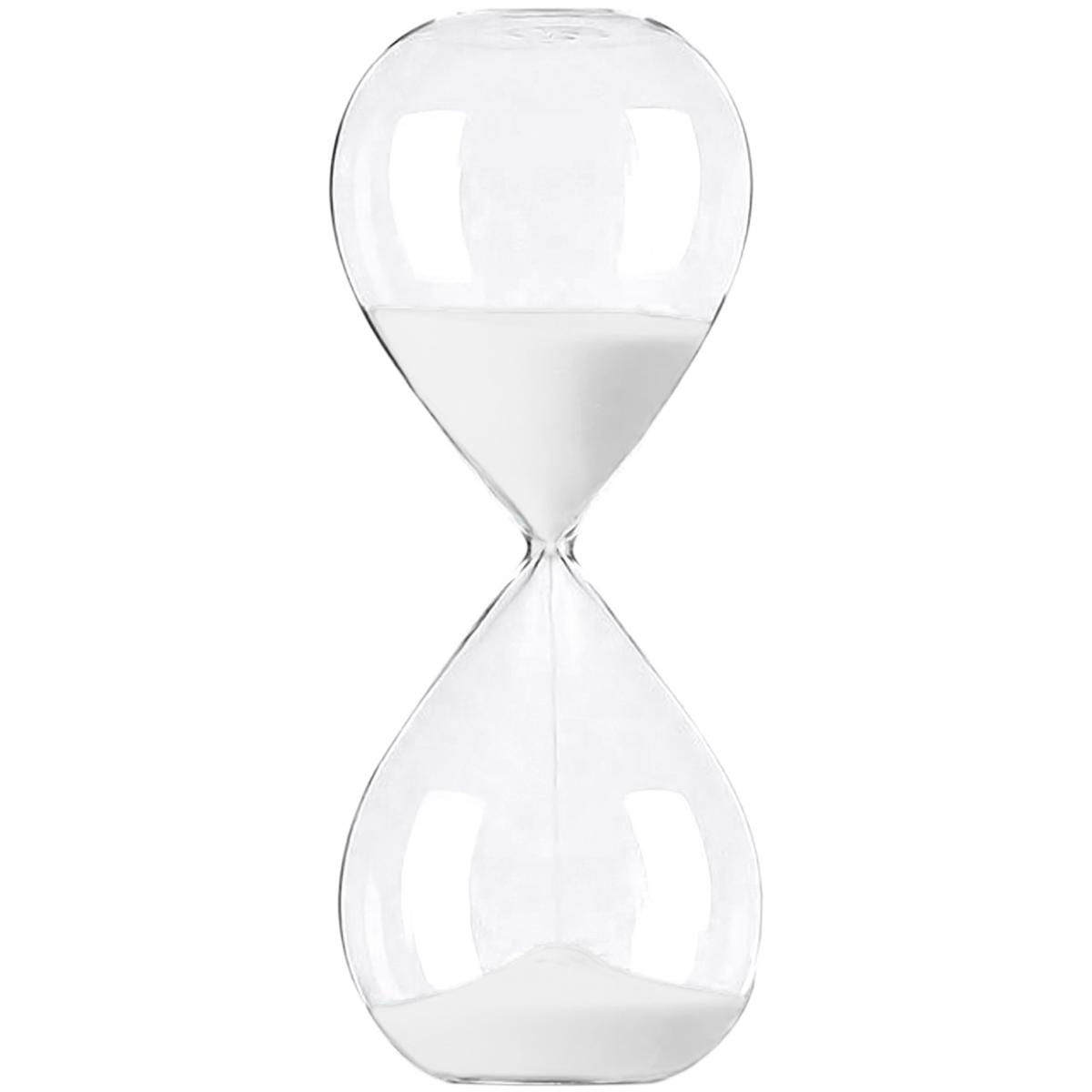 Relojes de Arena Alta Transparencia Ventdepot Mxgww-001 1 Pieza Blanco