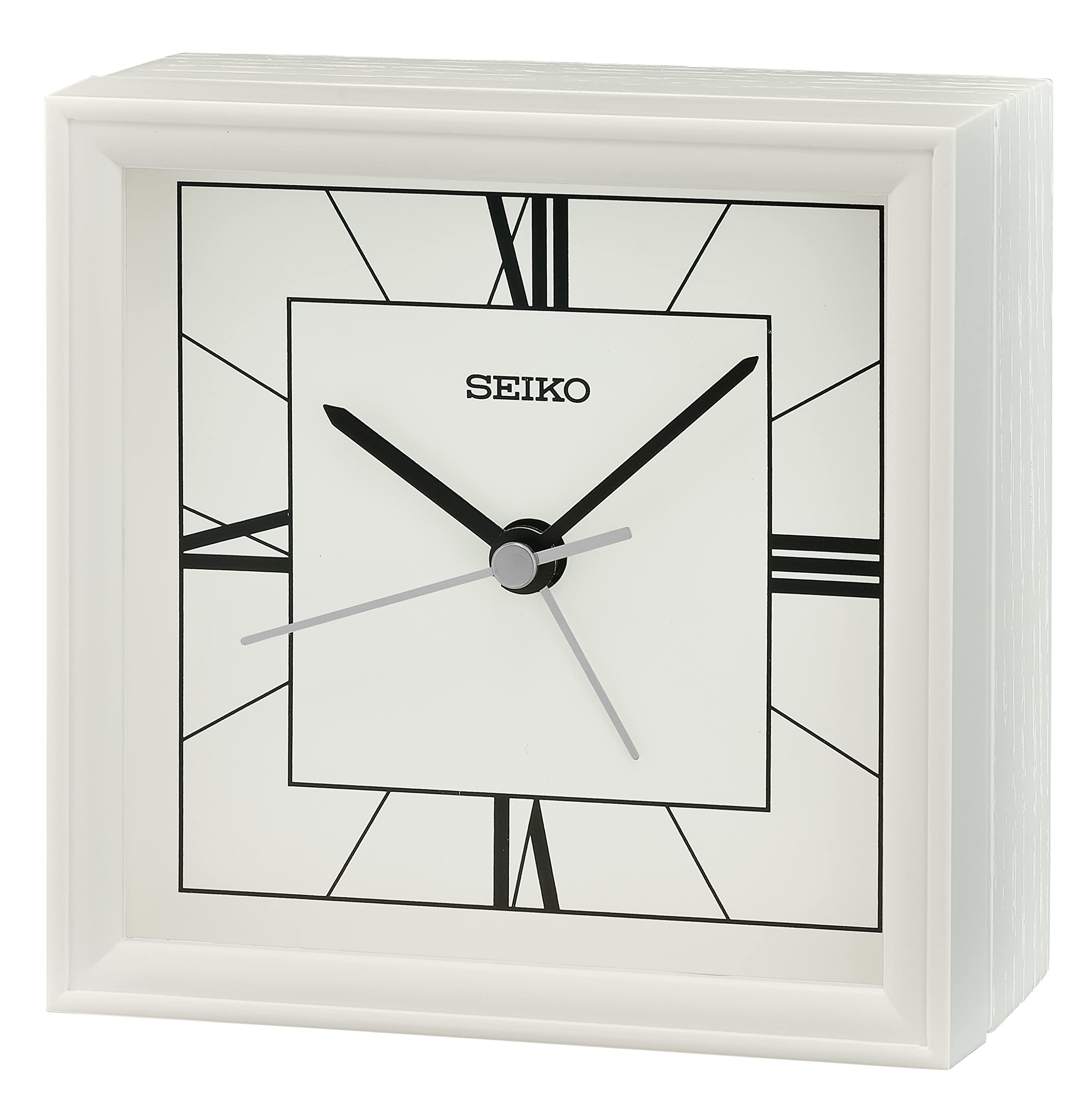 Foto 2 pulgar | Despertador Seiko Seihokei 10 cm Blanco con Alarma Acústica - Venta Internacional