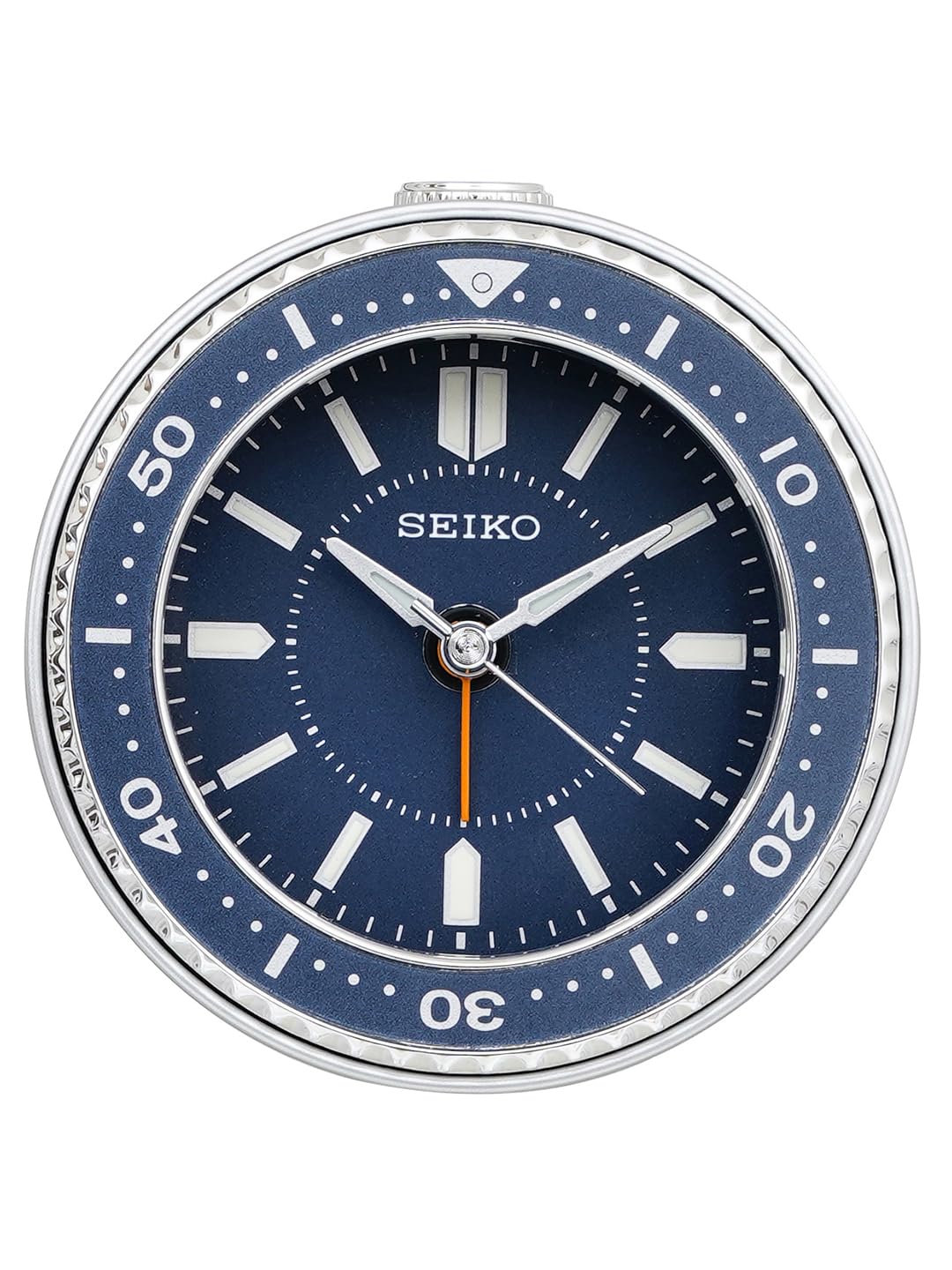 Foto 1 | Despertador Seiko Mai Para Dormitorio Color Azul Metalizado Con Alarma Led - Venta Internacional