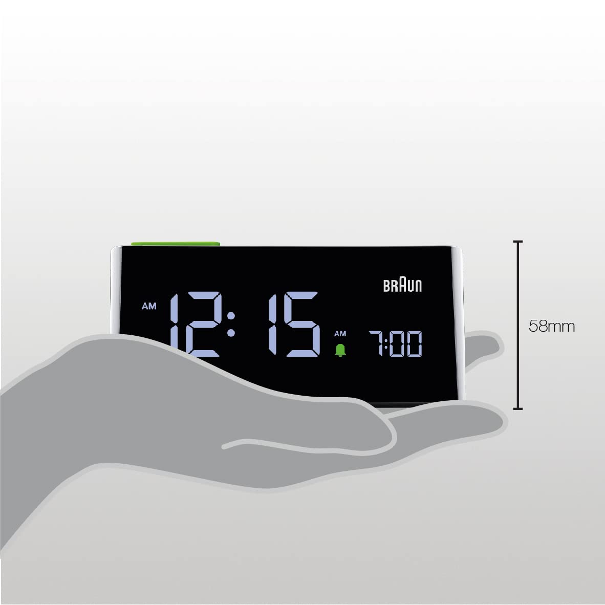 Foto 7 pulgar | Reloj Despertador Braun Digital Va Lcd con Almohadilla de Repetición - Venta Internacional