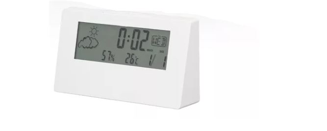 Foto 2 pulgar | Reloj Despertador Digital de Escritorio con Temperatura y Humedad Wünd