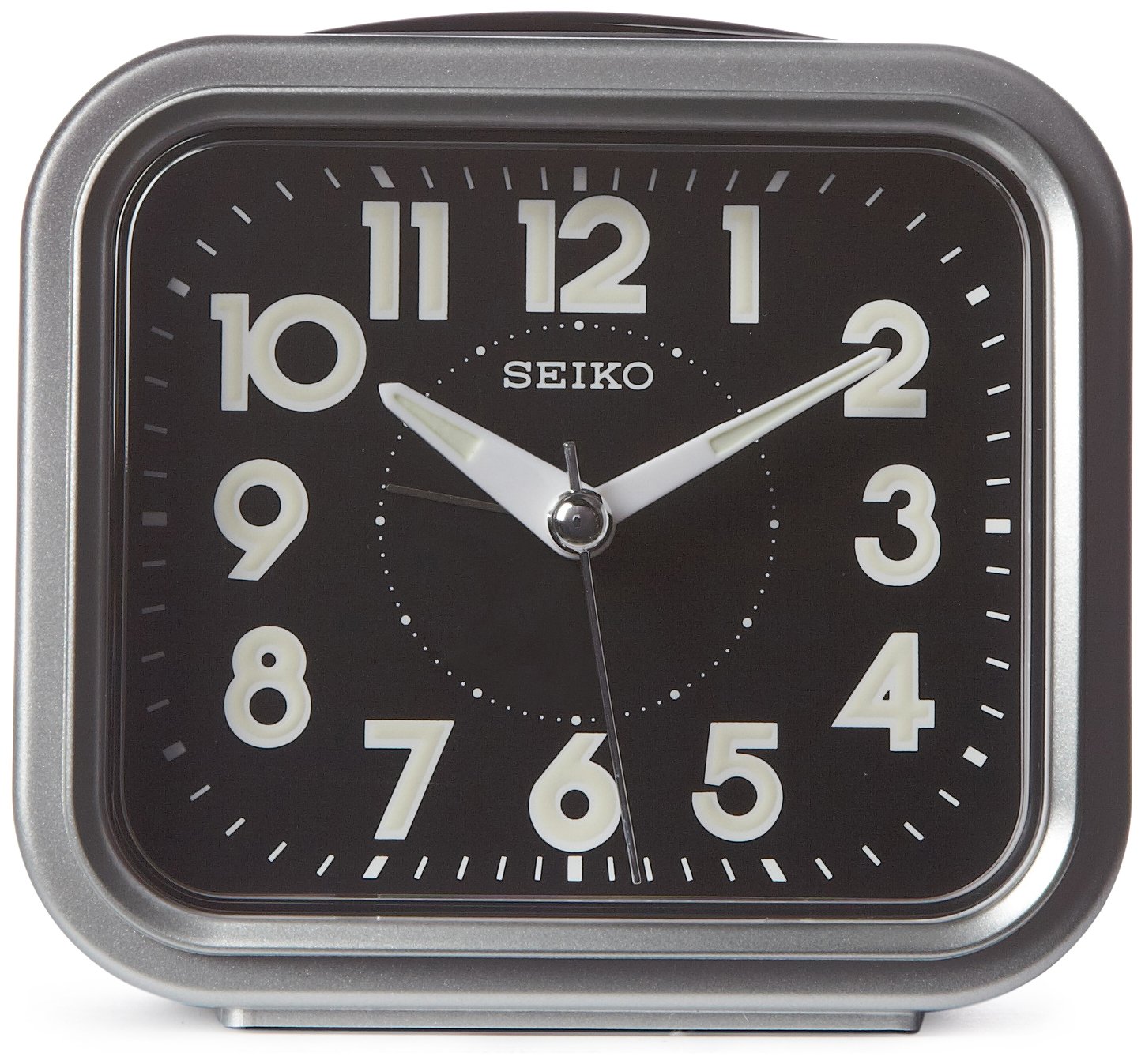 Reloj Despertador Seiko Negro-Venta Internacional $1,325