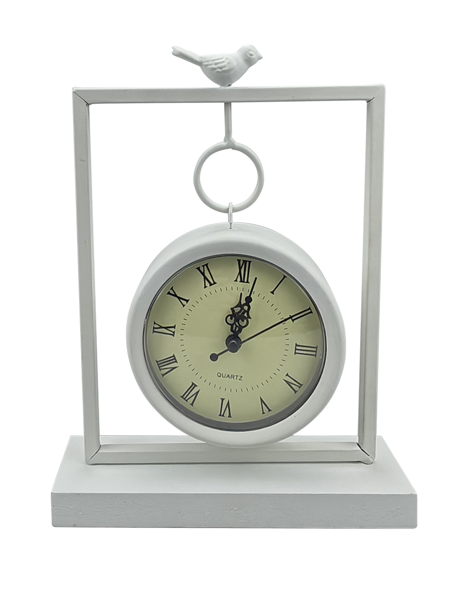 Reloj Zense Meryl con figura de ave blanco