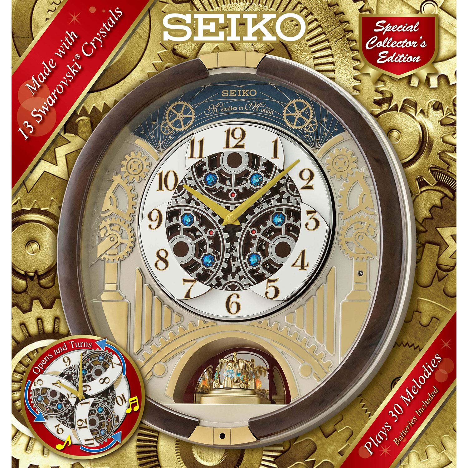 Foto 8 pulgar | Reloj Seiko Melodies In Motion Qxm386brhz 45 X 40 X 10 Cm - Venta Internacional.