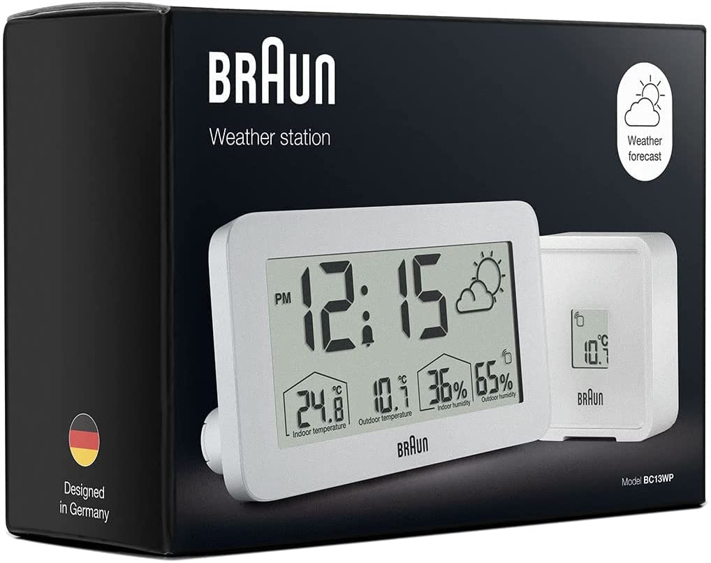 Foto 8 pulgar | Reloj Braun Digital Con Estación Meteorológica Para Interiores Y Exteriores - Venta Internacional.