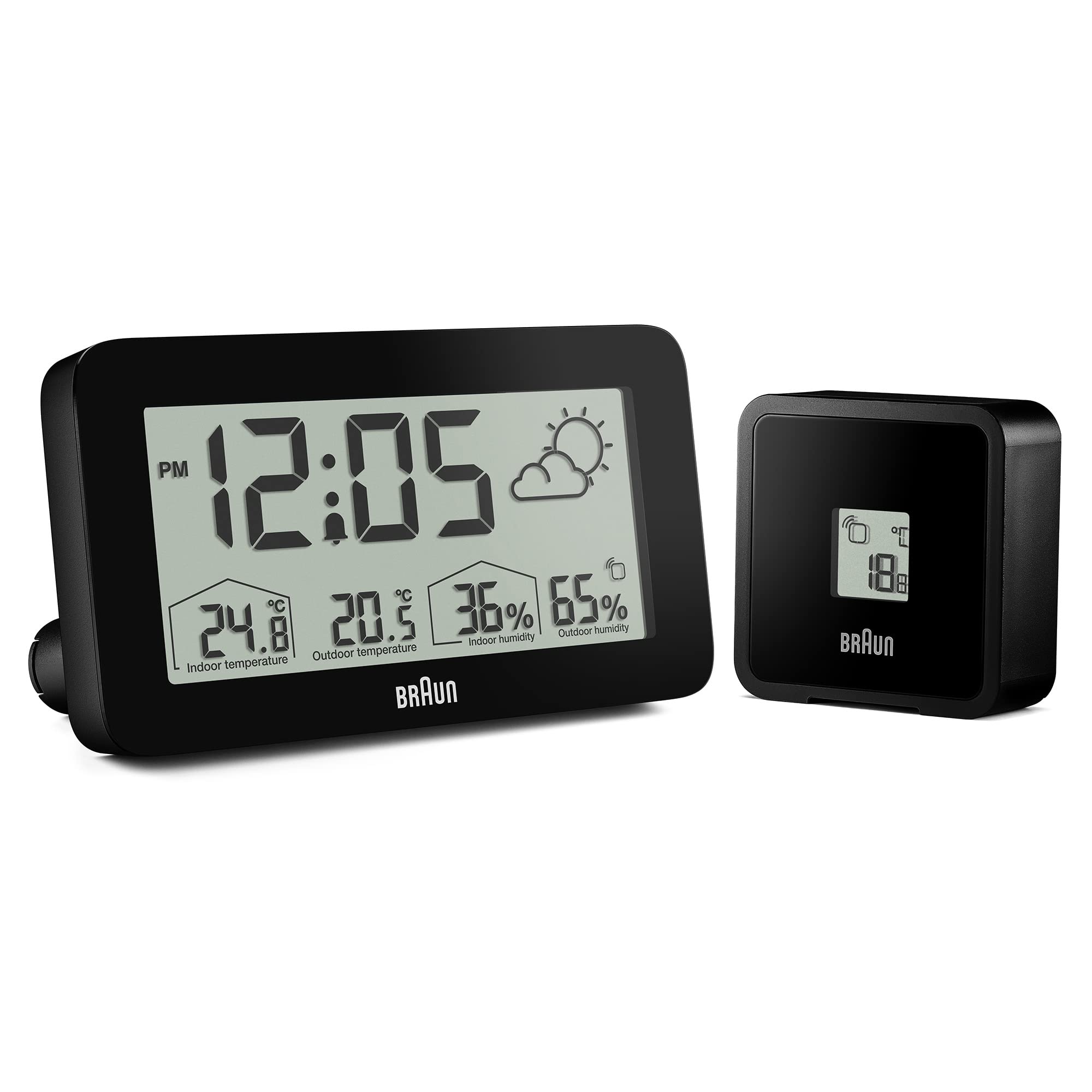 Reloj Braun Digital Bc13bp Para Estación Meteorológica Con Temperatura Y Humedad - Venta Internacional.