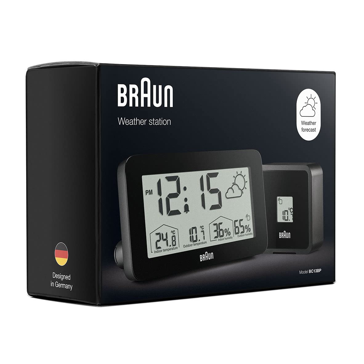 Foto 8 pulgar | Reloj Braun Digital Bc13bp Para Estación Meteorológica Con Temperatura Y Humedad - Venta Internacional.