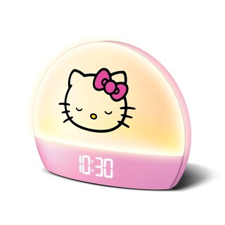 Foto 2 | Reloj Despertador Hello Kitty Sunrise Con Simulación De Carga Usb - Venta Internacional.