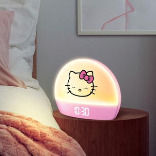 Foto 4 | Reloj Despertador Hello Kitty Sunrise Con Simulación De Carga Usb - Venta Internacional.
