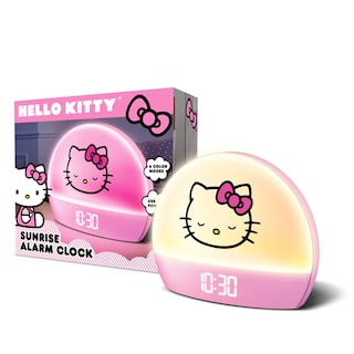Foto 5 | Reloj Despertador Hello Kitty Sunrise Con Simulación De Carga Usb - Venta Internacional.