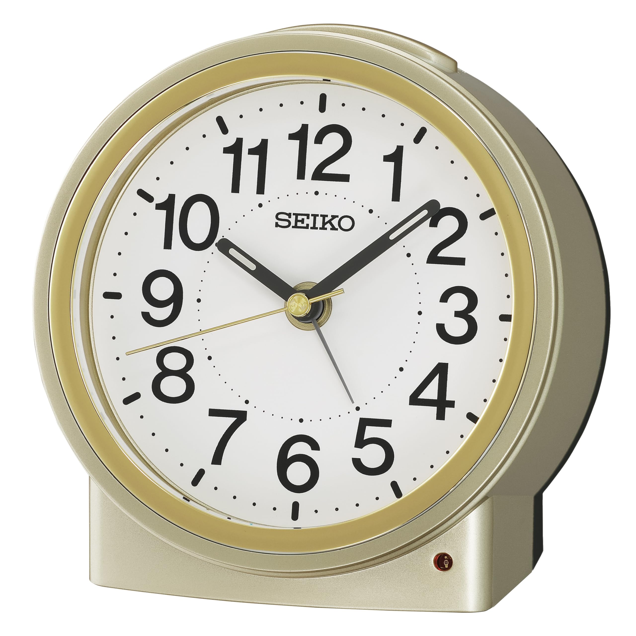 Foto 2 pulgar | Despertador Seiko Sussex Ii, Dorado, Que No Hace Tictac, Para Dormitorio - Venta Internacional.