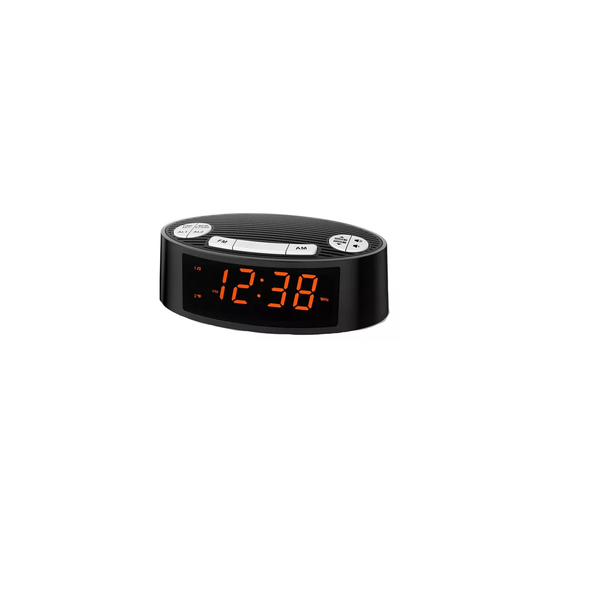 Foto 2 pulgar | Radio Reloj Despertador Fm/am Digital Led Bocina Eo Safe Imports Esi-16168 Negro